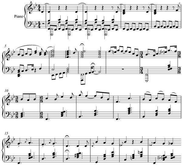 Notation incipit page 1