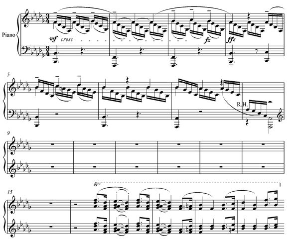 Notation incipit page 1