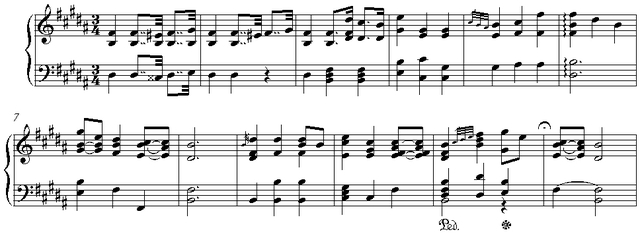 Notation incipit page 1