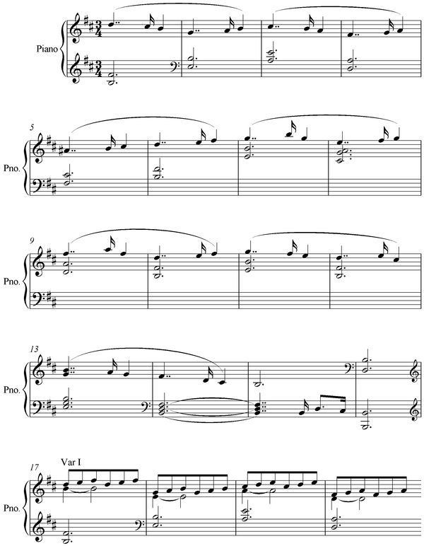 Notation incipit page 1