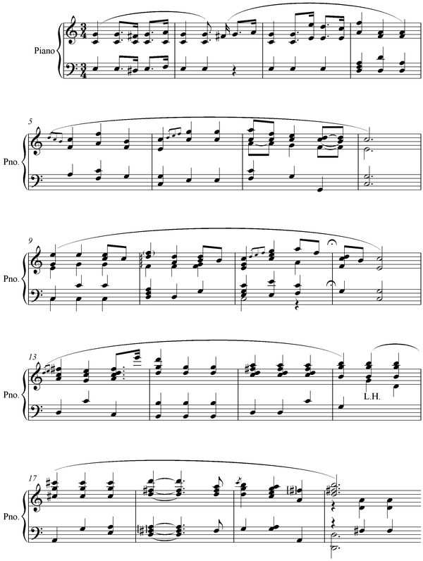 Notation incipit page 1