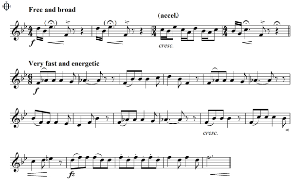 Notation incipit page 1