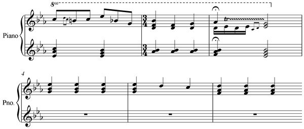 Notation incipit page 1