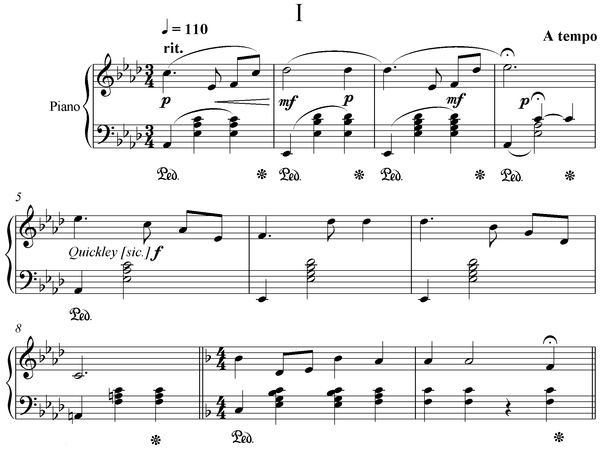 Notation incipit page 1