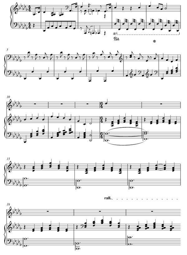 Notation incipit page 1