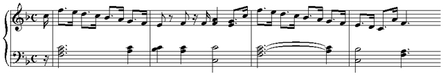 Notation incipit page 1