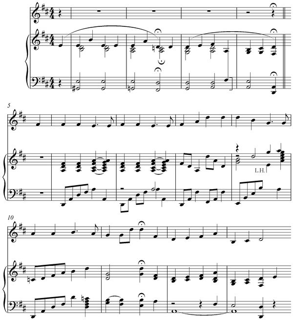 Notation incipit page 1