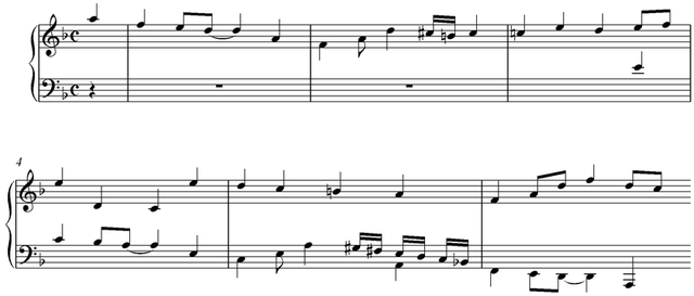 Notation incipit page 1