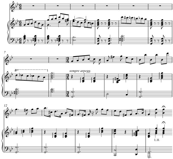 Notation incipit page 1