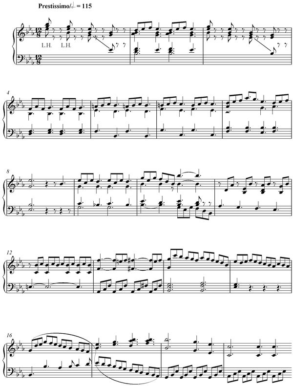 Notation incipit page 1