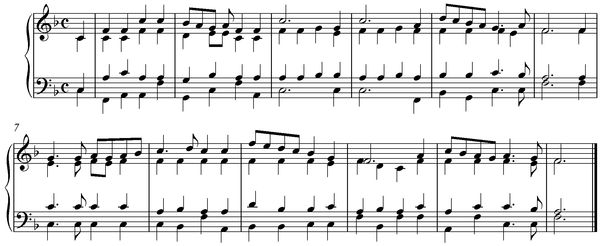 Notation incipit page 1