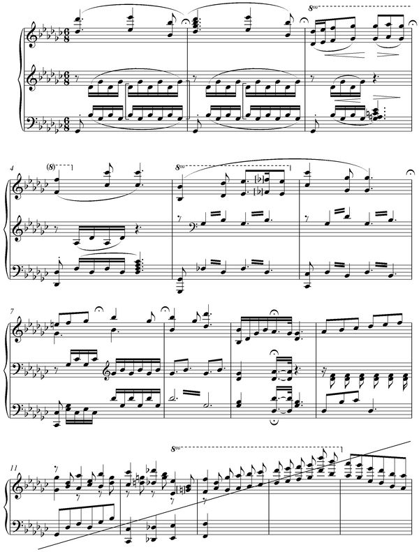 Notation incipit page 1