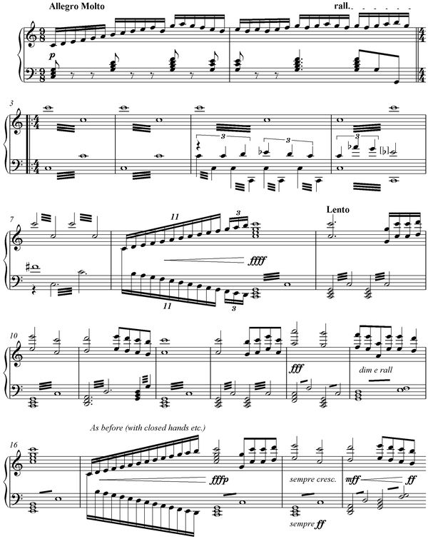 Notation incipit page 1