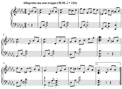 Notation incipit page 1