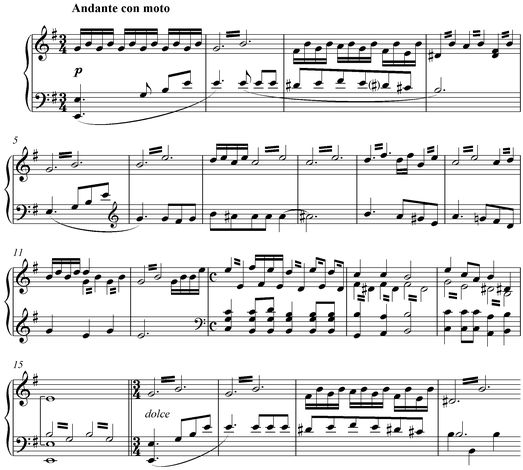 Notation incipit page 1