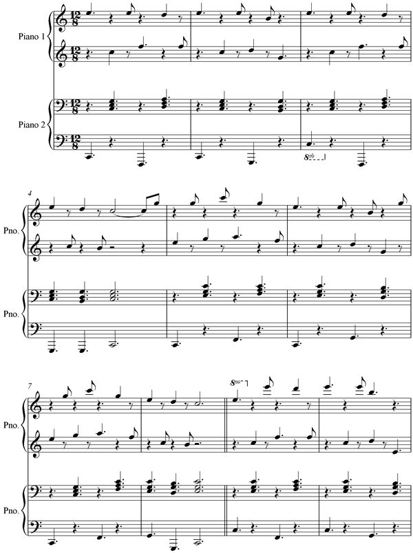 Notation incipit page 1