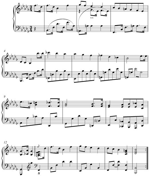 Notation incipit page 1