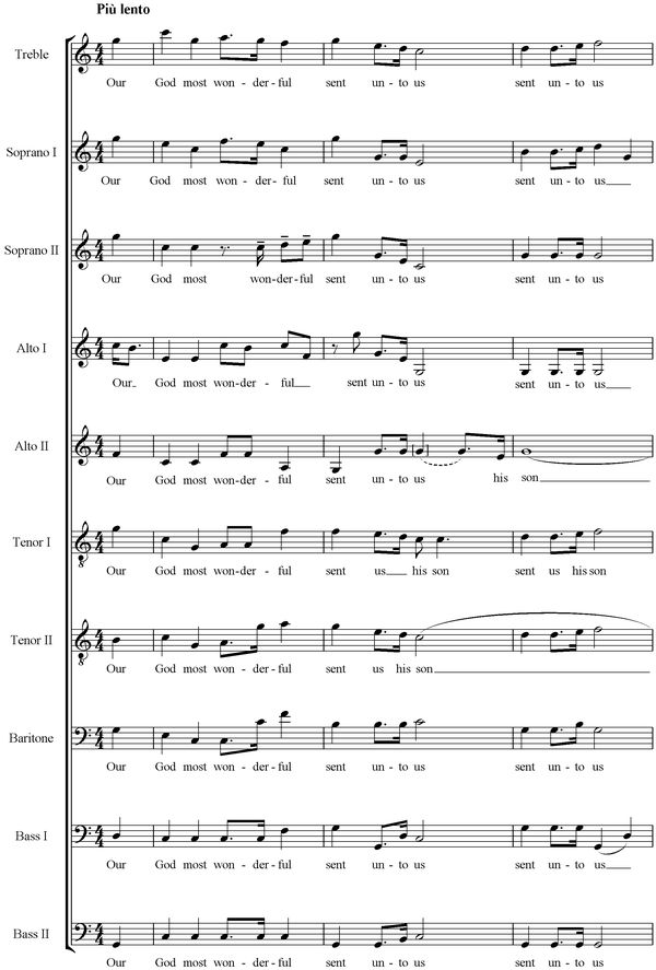 Notation incipit page 1