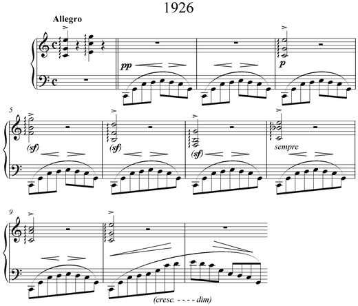 Notation incipit page 1