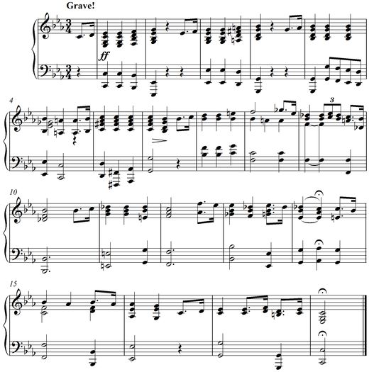 Notation incipit page 1