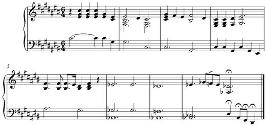 Notation incipit page 1