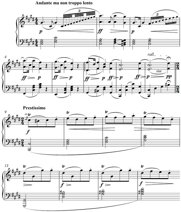 Notation incipit page 1