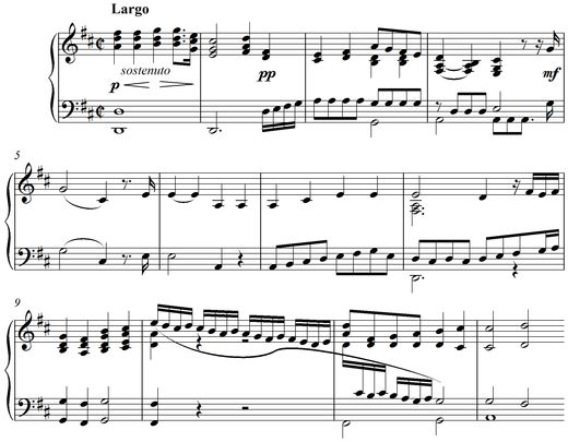 Notation incipit page 1