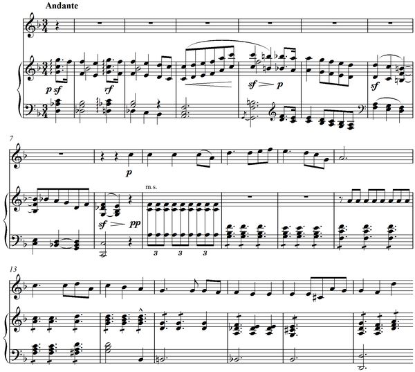 Notation incipit page 1