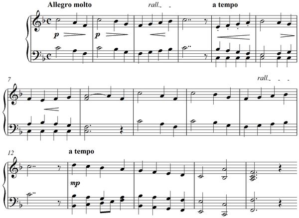 Notation incipit page 1