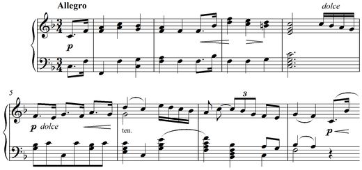 Notation incipit page 1