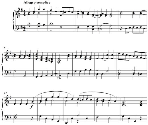 Notation incipit page 1