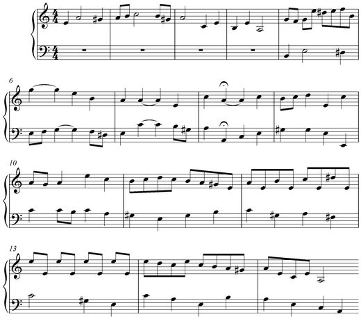 Notation incipit page 1