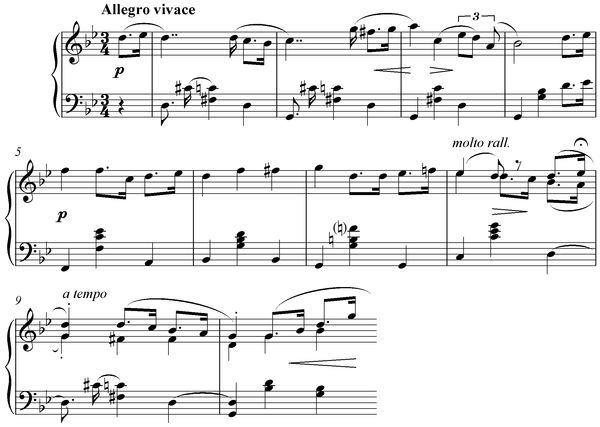 Notation incipit page 1