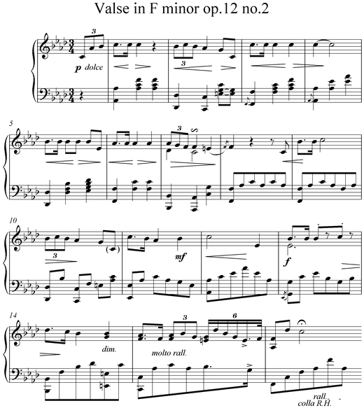 Notation incipit page 1