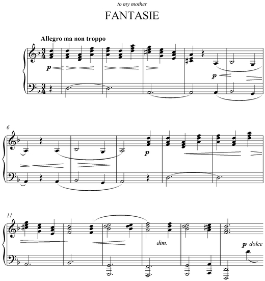 Notation incipit page 1