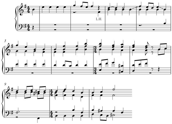 Notation incipit page 1