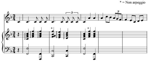 Notation incipit page 1