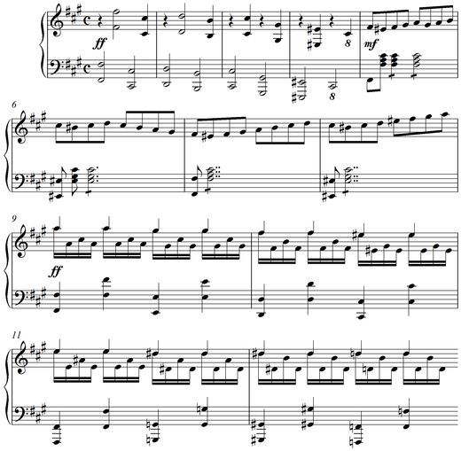 Notation incipit page 1