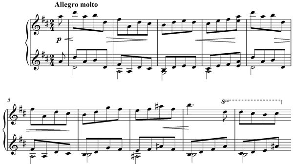 Notation incipit page 1