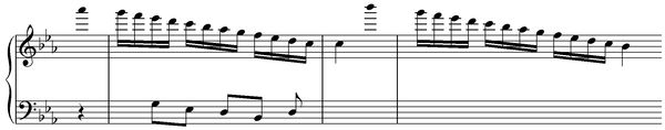 Notation incipit page 1