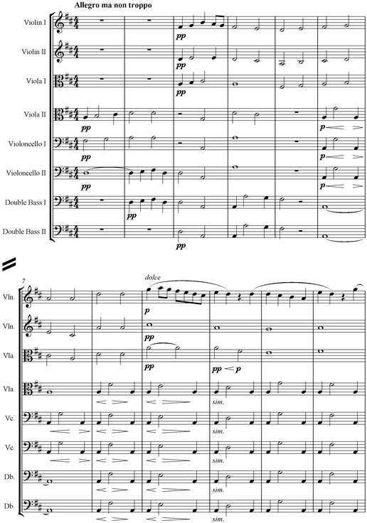 Notation incipit page 1