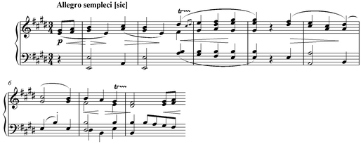 Notation incipit page 1