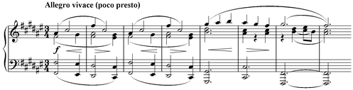 Notation incipit page 1
