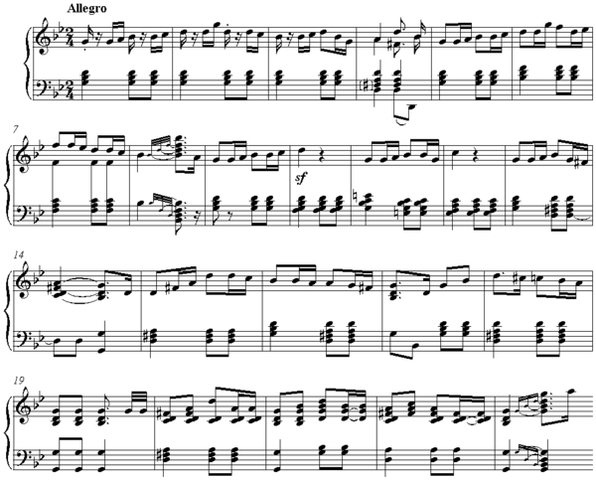 Notation incipit page 1