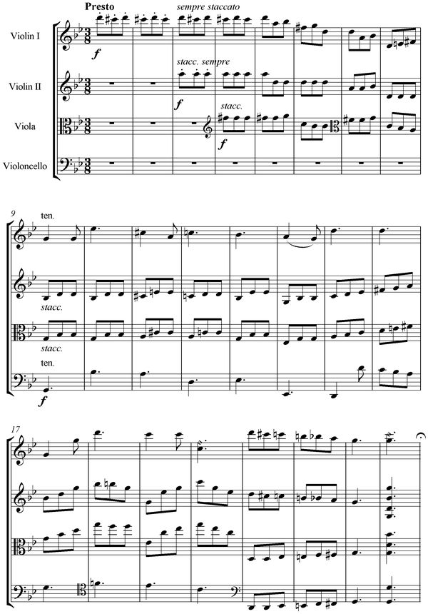 Notation incipit page 1