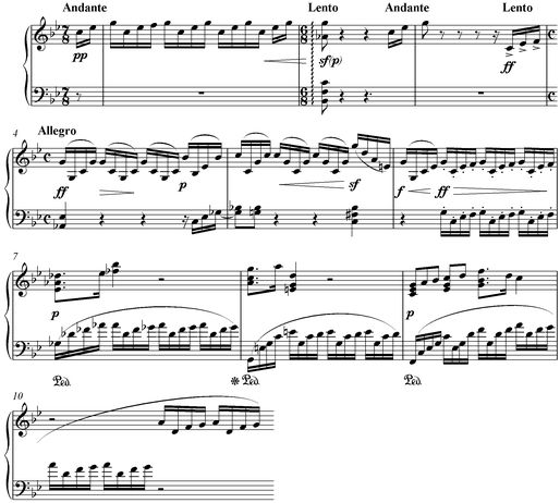 Notation incipit page 1