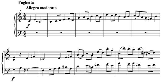 Notation incipit page 1