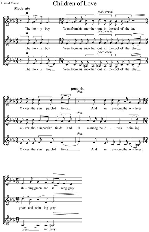 Notation incipit page 1