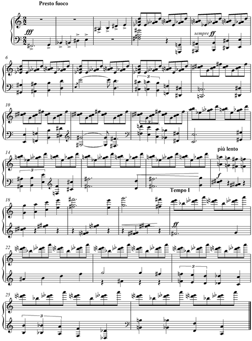 Notation incipit page 1