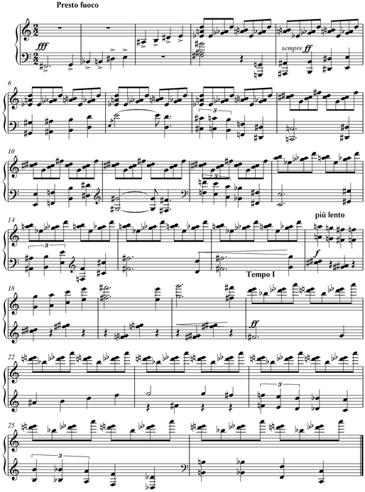 Notation incipit page 1